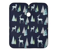 Deer Del Boschetto Taglio Di Capelli Mantello Regolabile Mantella Taglio Capelli Impermeabile Grembiule Da Parrucchiere Per Bambini Parrucchieri Barbieri 140X168Cm