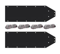 Deer Drag Sleds - Slitta da gioco in polietilene ad alta densità, multiuso, portatile, per pesca su ghiaccio, neve, legna da ardere, accessorio per il trasporto, durevole, leggero, strumento per la