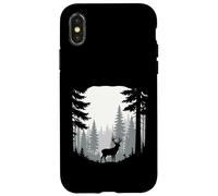 Deer Forest - Buck Caccia Amante Big Game Hunter Custodia per iPhone X/XS
