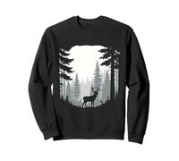 Deer Forest - Buck Caccia Amante Big Game Hunter Felpa