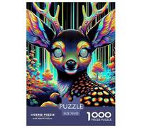 Deer, Gioco Di Puzzle Da 1000 Pezzi, Sfida Stimolante E Creativa, Ideale Per Collezionisti O Regalo, Adatto Dai 10 Anni, 70x50cm/1000pcs
