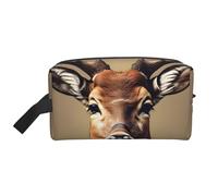 Deer Head Stampa Stampa Trucco di Viaggio Cosmetico Portatile Organizzatore Sacchetto Grande Capacità Sacchetto di Immagazzinaggio