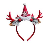 Deer Headband, Christmas Hairband, Decorative Headband, Christmas Hair Hoop, Fun And Whimsical Christmas Hair Hoop Adds A Playful Touch To Holiday Outfits Soft And Adjustable For Christmas Celebration