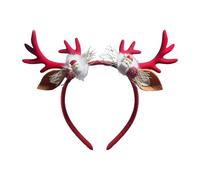 Deer Headband, Christmas Hairband, Decorative Headband, Christmas Hair Hoop, Fun And Whimsical Christmas Hair Hoop Adds A Playful Touch To Holiday Outfits Soft And Adjustable For Christmas Celebration