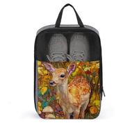 Deer in The Forest - Borsa per scarpe da viaggio, uso quotidiano, anti-polvere, porta scarpe da golf