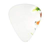 Deer looking into the distance Set di plettri stampati: 12 pezzi, sottili, medi e spessi, adatti per chitarra, basso, chitarra elettrica e ukulele