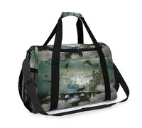 Deer Magic Castle Borsone da viaggio per ragazze ragazzi donne uomini cervi weekend pernottamento borsa a tracolla tote borsa per viaggi sport palestra
