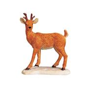 Lemax Village Collection 1999 - Statuetta decorativa con cervo sullo zoccolo 92343