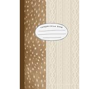 Deer Pattern Composition Notebook - 120 Pages, A5 Lined with Cozy Brown and Cream Woodland Design for Writing, School, and Personal Notes: Viral ... for Students, Writers, and Nature Lovers |