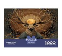 Deer - Puzzle 1000 Pezzi, Artistic Animals, Intrattenimento Creativo, Per Adulti E Bambini A Partire Da 12 Anni | 70x50cm/1000pcs | Regalo Classico