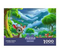 Deer Puzzle Da 1000 Pezzi Per Adulti E Bambini Dai 12 Anni in Su Colore Colorato Moderno Educativi Compleanno Regalo Bambino 70x50cm/1000pcs