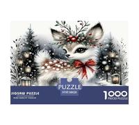 Deer Puzzle Da 1000 Pezzi Per Famiglie Che Amano Il Divertimento:Absolutely Stunning Risate E Impegno in Un Solo Prodotto!