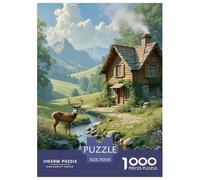 Deer Puzzle Giochi 1000 Pezzi Regalo Per Amore E Amico Arte Interesting Puzzle Adulti Foto 70x50cm/1000pcs