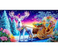 deer Puzzle Impossible 1000 Pezzi Decorazione per la casa. Giochi di Rilassamento e Intelletto per adulti e ragazzi da 14 annideer75x50cm/1000pcs