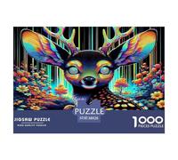 Deer Puzzle Impossible 1000 Pezzi Decorazione Per La Casa. Giochi Rilassamento E Intelligence Per Adulti E Ragazzi Da 14 Anni 38x26cm/1000pcs