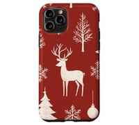 Deer Reindeer Xmas Merry Christmas Navidad Winter Holiday Custodia per iPhone 11 Pro