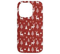 Deer Reindeer Xmas Merry Christmas Navidad Winter Holiday Custodia per iPhone 14 Pro