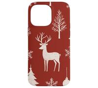 Deer Reindeer Xmas Merry Christmas Navidad Winter Holiday Custodia per iPhone 14 Pro Max