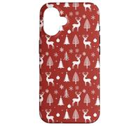 Deer Reindeer Xmas Merry Christmas Navidad Winter Holiday Custodia per iPhone 16