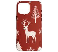 Deer Reindeer Xmas Merry Christmas Navidad Winter Holiday Custodia per iPhone 16 Pro Max