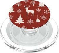 Deer Reindeer Xmas Merry Christmas Navidad Winter Holiday PopSockets PopGrip per MagSafe