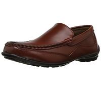Deer Stags Boys' Booster Loafer, Dark Luggage, 6 Medium US Big Kid