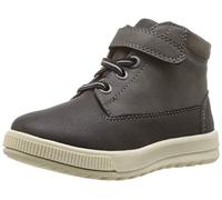 Deer Stags Boys' Niles Memory Foam Dress Casual Comfort High Top Sneaker Boot, Black/Grey, 6 Medium US Big Kid