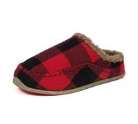 Deer Stags Men's Nordic Slipper Red/Black 11 EEE US W (3E)