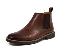 Deer Stags Men's Rockland Chelsea Boot, Brown/Dark Brown, 11 Wide