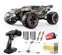 DEERC 1:10 Auto Telecomandata Brushless Veloce per Adulti e Ragazzi, 60+ KMH Auto RC Telecomandato Fuoristrada 4WD con 2 Batterie 3S e Bracci Oscillanti Extra, Auto da Corsa di Livello Hobby
