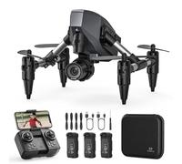 DEERC D21 Mini Drone con Fotocamera 1080P per Bambini, RC Quadcopter con 3 Batterie, Posizionamento Ottico, Flip 3D, Decollo Facile, Giocattolo per Ragazzi e Ragazze