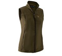 Deerhunter - Women's Eagle Fleece Waistcoat - Gilet in pile 46 olivia/marrone