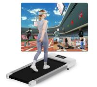 DeerRun Raceable Walking Pad Adatto a Dispositivi High-tech, Tapis Roulant Sotto la Scrivania da 159 kg con Controllo APP, Tapis Roulant Elettrico con Accompagnatori AI e Gare Multi Corridore