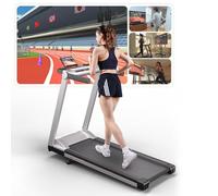 DeerRun Tapis roulant Raceable Pieghevole, Tapis Roulant Inclinato Adatto per Dispositivo High-tech, Tapirulan Galleggiante 158Kg, Tapis Roulant Elettrico con AI Coach e Gioco Multi-runner