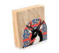 Deers giapponese nero oro rosso acrilico tovagliolo titolare per picnic Bar Rustico freestanding nero tovagliolo dispenser arredamento per picnic bar rustico