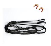Deerseeker, set di corde per arco per tiro con l'arco con 2 punti di aggancio, per arco tradizionale ricurvo, 14 fili, 14 fili, 127 cm (149,9 cm (Roland))