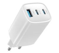DEESOOCO Caricatore USB C 67W, Alimentatore Rapido GaN Compact PD a 3 porte, USB-C Caricatore Veloce per MacBook Pro/Air, Portatili, iPhone 16/15, iPad Pro, Samsung Galaxy S24/S23/S22 e Google Pixel