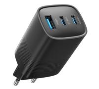 DEESOOCO Caricatore USB C 67W, Alimentatore Rapido GaN Compact PD a 3 porte, USB-C Caricatore Veloce per MacBook Pro/Air, Portatili, iPhone 16/15, iPad Pro, Samsung Galaxy S24/S23/S22 e Google Pixel