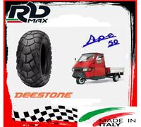 Deestone 1 PneumaticO 100/90-10 X Piaggio Ape 50 Moto Scooter TASSELLATI 8PR