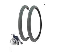 DEESTONE COPPIA COPERTONI PER CARROZZINA DISABILI 24 X 1 3/8, 2 COPERTURE (37-54