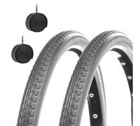 2 COPERTONI NERO-BIANCO PER SEDIA A ROTELLE CAROZZINA 24 X 1 3/8 (37-540)