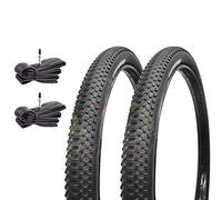 Deestone EBA27MBD 2 COPERTONI + 2 CAMERE d'Aria Mountain Bike 27.5 X 2.10 (54-584) Pneumatici RIGIDI Bicicletta Bici MTB