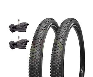 Deestone EBA27MBD 2 COPERTONI + 2 CAMERE d'Aria Mountain Bike 27.5 X 2.10 (54-584) Pneumatici RIGIDI Bicicletta Bici MTB