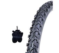 Deestone EBB26MAD COPERTONE 26 X 1.90 Nero MTB Bici Bicicletta Mountain Bike + Camera d'Aria 47-559