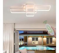 Deevin Plafoniera Led Soffitto, 59w Lampada Da Soffitto Moderna Dimmerabile Plafoniera,Telecomando E Funzioni Di Illuminazione Notturna Per Soggiorno, Camera Da Letto, Ristorante, Cucina