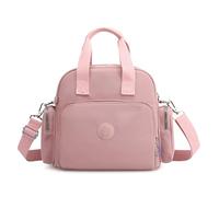 DEEVORCA Borse da Donna Borse a Tracolla Casual con USB Trasformabili in Borse a Tracolla e Zaini Scomparti Multipli Organizzati Ideale Viaggi, Ufficio e Shopping Impermeabile Nylon Rosa peonia