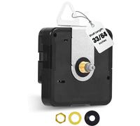 DEEWISH Meccanismo di ricambio per orologio al quarzo, funzionamento a batteria, parti per orologio da parete per fai da te (lunghezza totale del fusto, lancette non incluse, serie DW-5168)