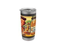 Deez Jar of Nuts. annuncio casalinga retrò della metà del secolo. Bicchiere termico in acciaio inox doppia parete