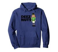 Deez Nuts Funny Christmas Nutcracker Deez Nuts Felpa con Cappuccio