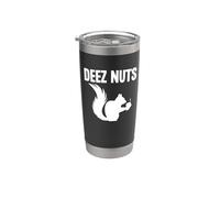 Deez Nuts - Scoiattolo divertente con un dado Bicchiere termico in acciaio inox doppia parete